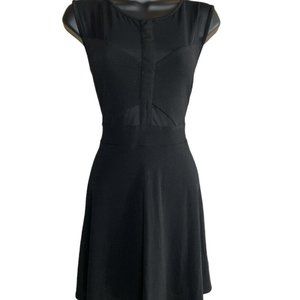 Forever 21 Large Fit and Flare Dress Mesh Front- O